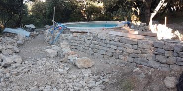 Aménagement d'une piscine - Rians