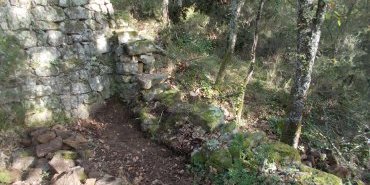 Cheminement en escalier - Ardèche