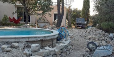 Aménagement d'une piscine - Rians