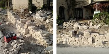 Mur de clôture au Hameau « les Martins » - Gordes
