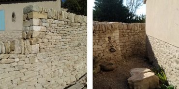 Mur de clôture au Hameau « les Martins » - Gordes