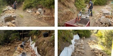 Mur de soutènement - Fox-Amphoux