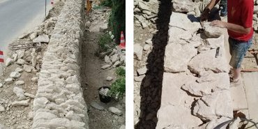 Mur de clôture au Hameau « les Martins » - Gordes