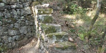 Cheminement en escalier - Ardèche