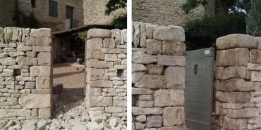Mur de clôture au Hameau « les Martins » - Gordes