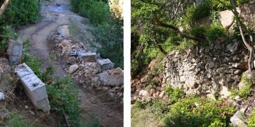 Mur de soutènement - Fox-Amphoux