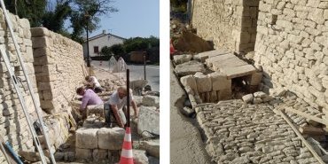 Mur de clôture au Hameau « les Martins » - Gordes