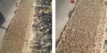 Calade en trottoir - Gordes