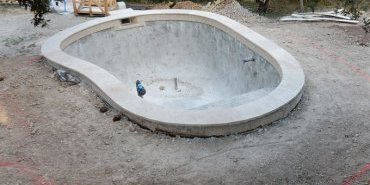 Aménagement d'une piscine - Rians