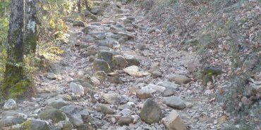 Réhabilitation d'un sentier au Colorado Provençal - Rustrel