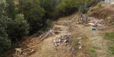 Vue d'ensemble du chantier.