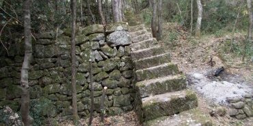 Cheminement en escalier - Ardèche