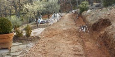 Aménagement d'un talus - Vaugines