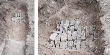 Reprise d'un mur en bordure d'une ancienne descente caladée du (…)