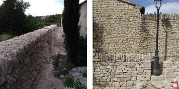 Mur de clôture au Hameau « les Martins » - Gordes