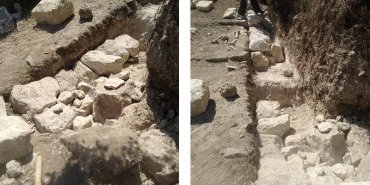 Reprise d'un mur en bordure d'une ancienne descente caladée du (…)