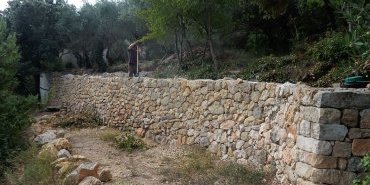 Mur de soutènement - Fox-Amphoux