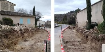 Mur de clôture au Hameau « les Martins » - Gordes