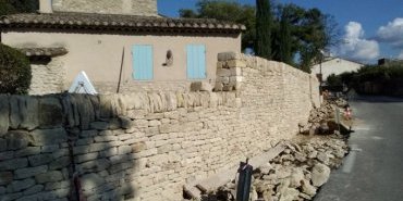 Mur de clôture au Hameau « les Martins » - Gordes