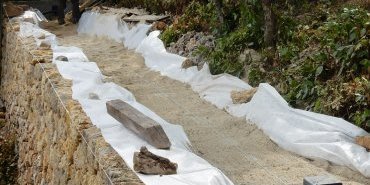 Mur de soutènement - Fox-Amphoux