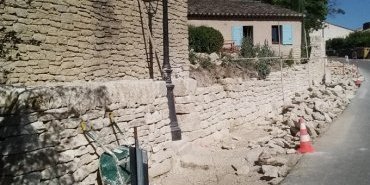 Mur de clôture au Hameau « les Martins » - Gordes